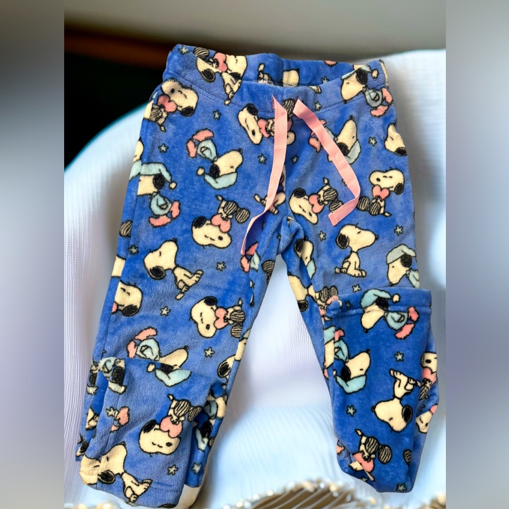 Cozy snoopy fleece pjs